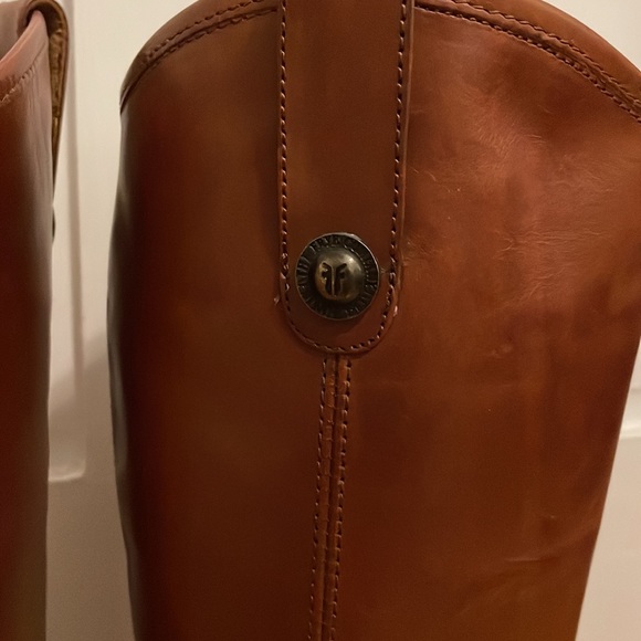 Frye Melissa Button Tall Riding Leather Boots 6 B - Picture 2 of 9